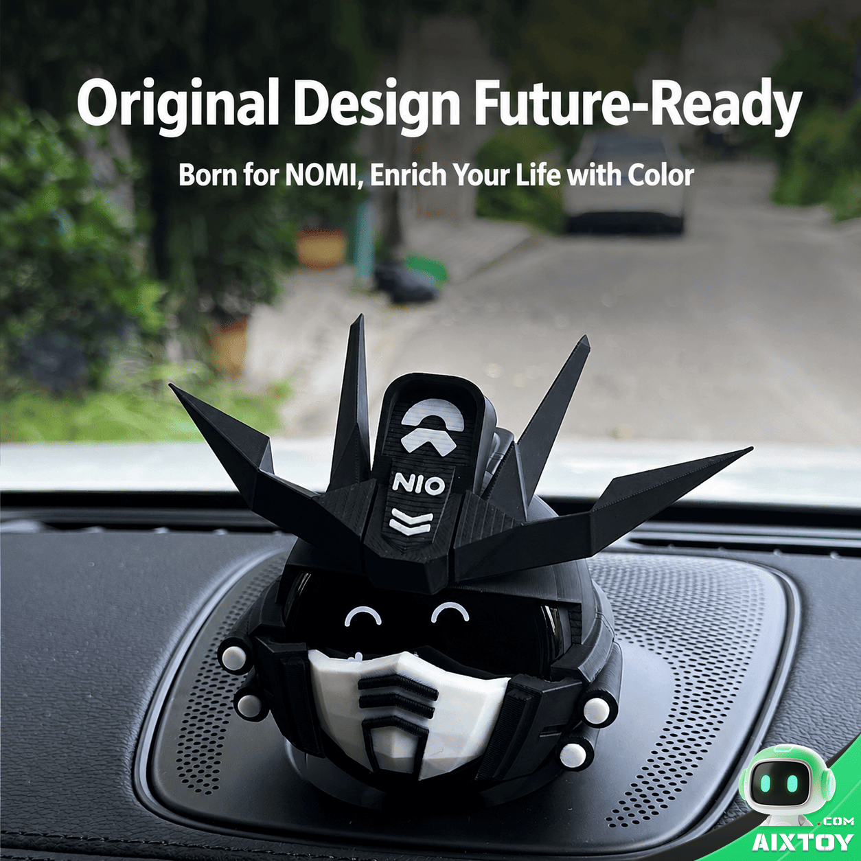 NOMI Mecha Warrior Helmet Decoration detail