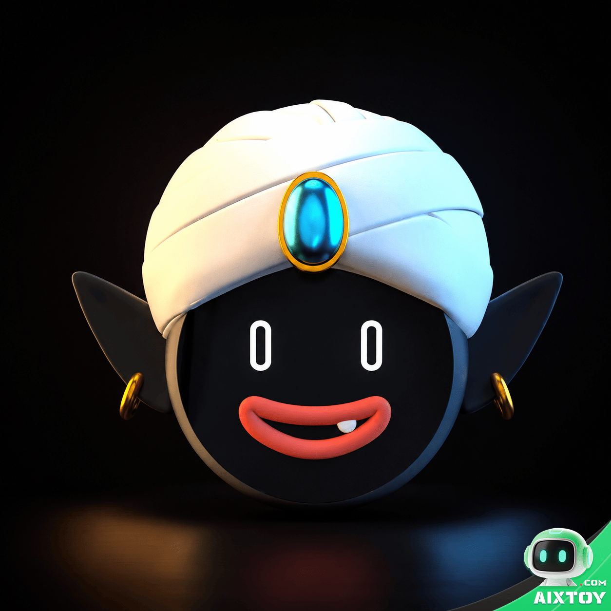 NOMI Mr. Bobo Robot Helmet Decoration - Main 1