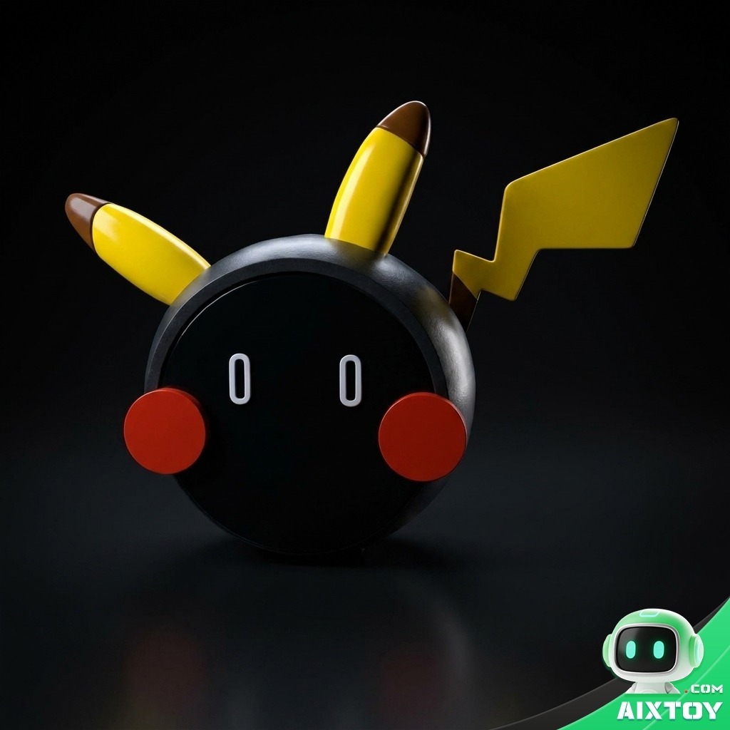 NOMI Pikachu 3.0 Helmet Decoration - Main 1 NOMI Pikachu 3.0 Helmet Decoration - Main 1