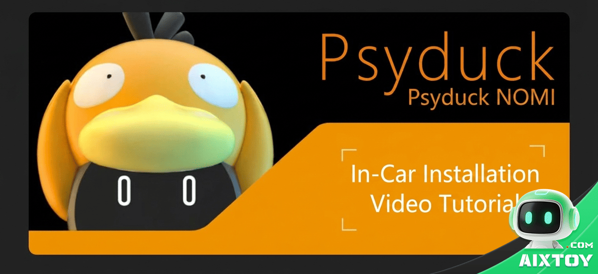NOMI Psyduck Robot Helmet Decoration Detail 1 NOMI Psyduck Robot Helmet Decoration Detail 1