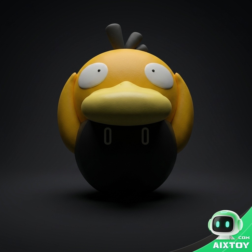 NOMI Psyduck Robot Helmet Decoration - Main 1 NOMI Psyduck Robot Helmet Decoration - Main 1