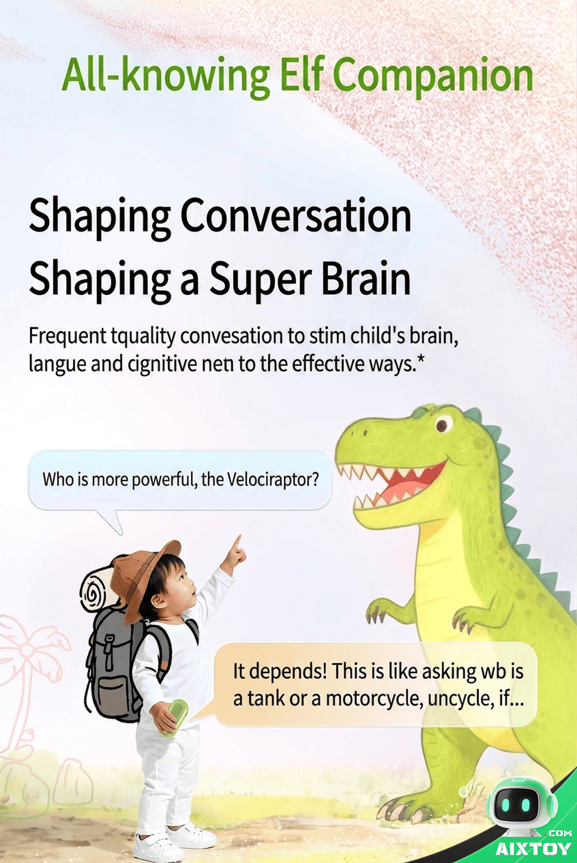 QinBaoBao AI Elf - Children Educational Robot Toy Detail 3 QinBaoBao AI Elf - Children Educational Robot Toy Detail 3