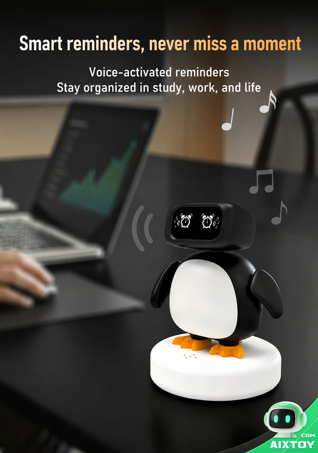Qiubao AI Companion Robot - Desktop Talking Robot with Collectible Cards Qiubao AI Companion Robot - Desktop Talking Robot with Collectible Cards - feature detail