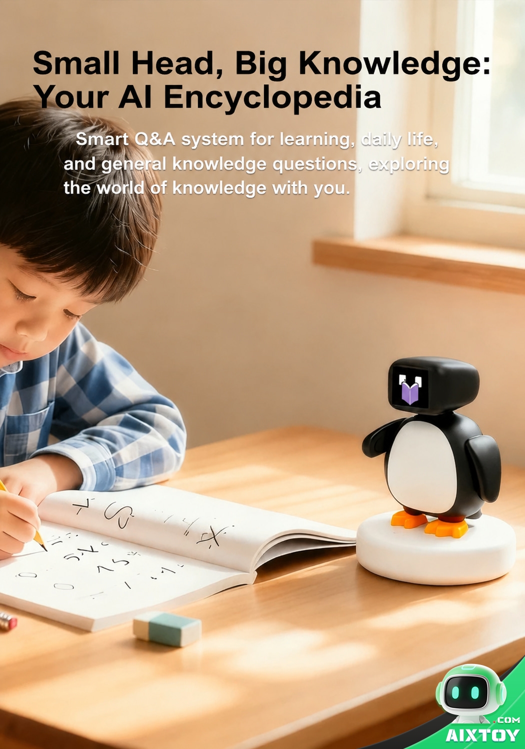 Qiubao AI Companion Robot - Desktop Talking Robot with Collectible Cards Qiubao AI Companion Robot - Desktop Talking Robot with Collectible Cards - feature detail
