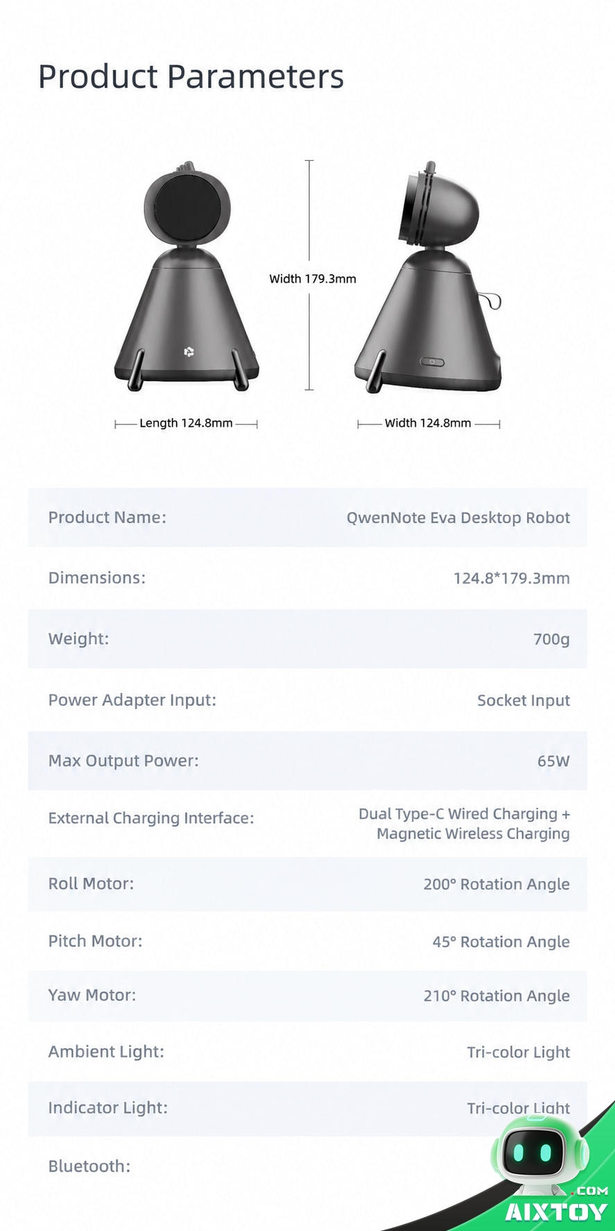 QwenNote Eva full specifications: dimensions, weight, materials, power, ports and operating temperature QwenNote Eva full specifications: dimensions, weight, materials, power, ports and operating temperature