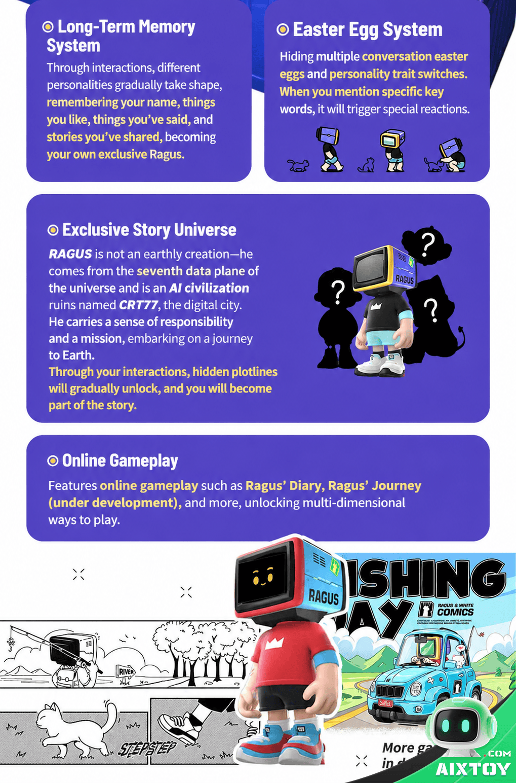 Smart AI Voice-Interactive Figurine Detail 05 AIXTOY AITOY