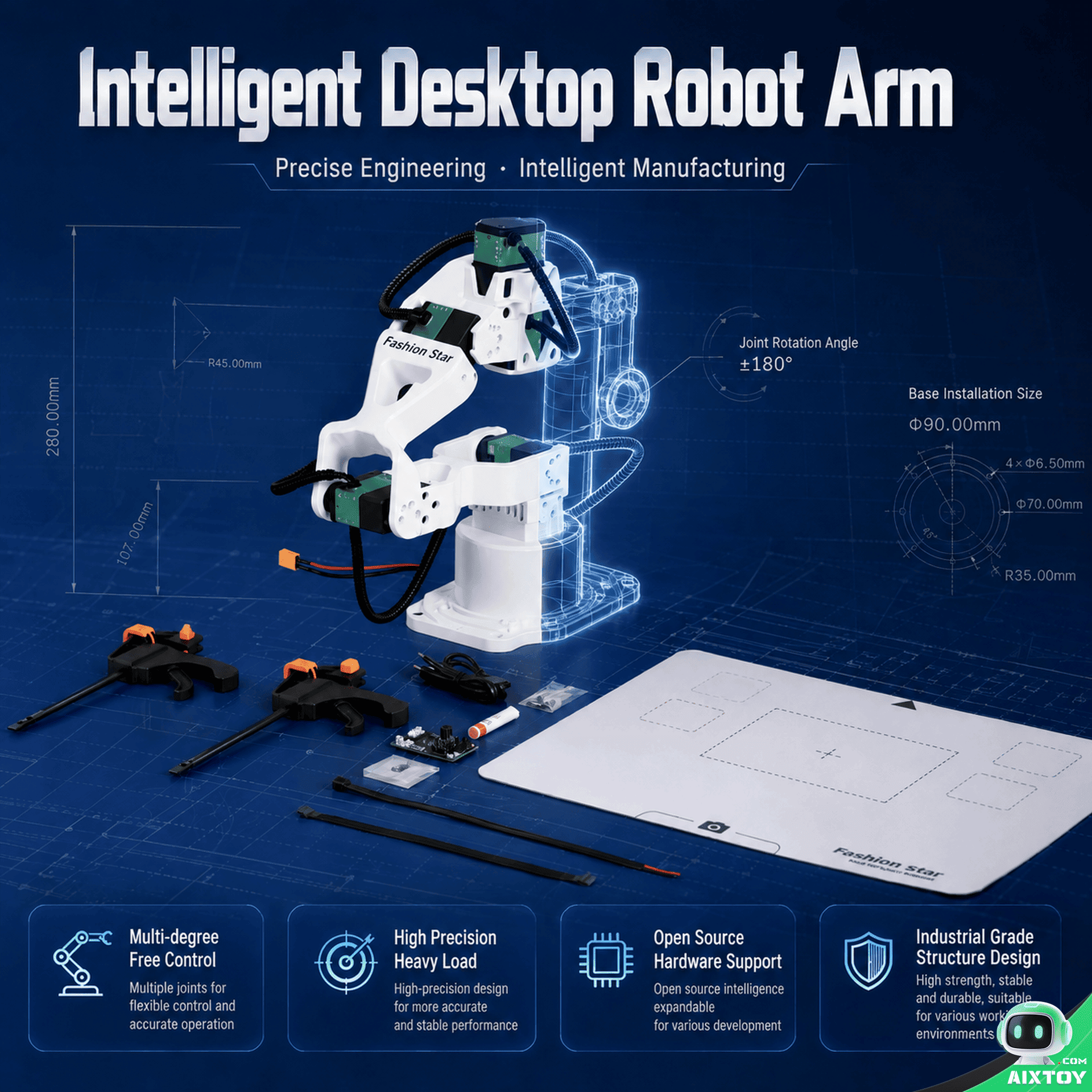 reBot Arm B601-DM ROS2 Open-Source Robotic Arm - Gallery 3