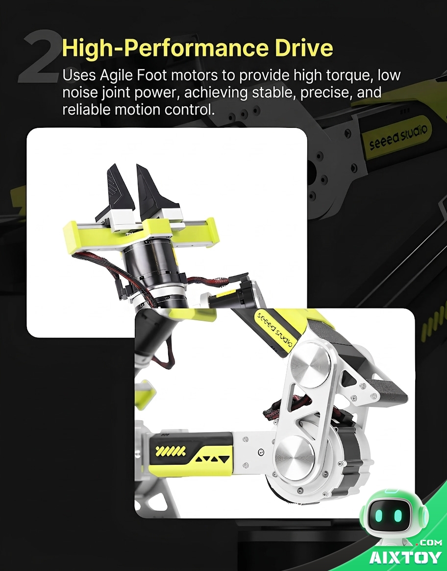 reBot Arm B601-RS Open-Source 6-Axis Robotic Arm - High-Precision Embodied AI Arm reBot Arm B601-RS Open-Source 6-Axis Robotic Arm - High-Precision Embodied AI Arm - feature detail