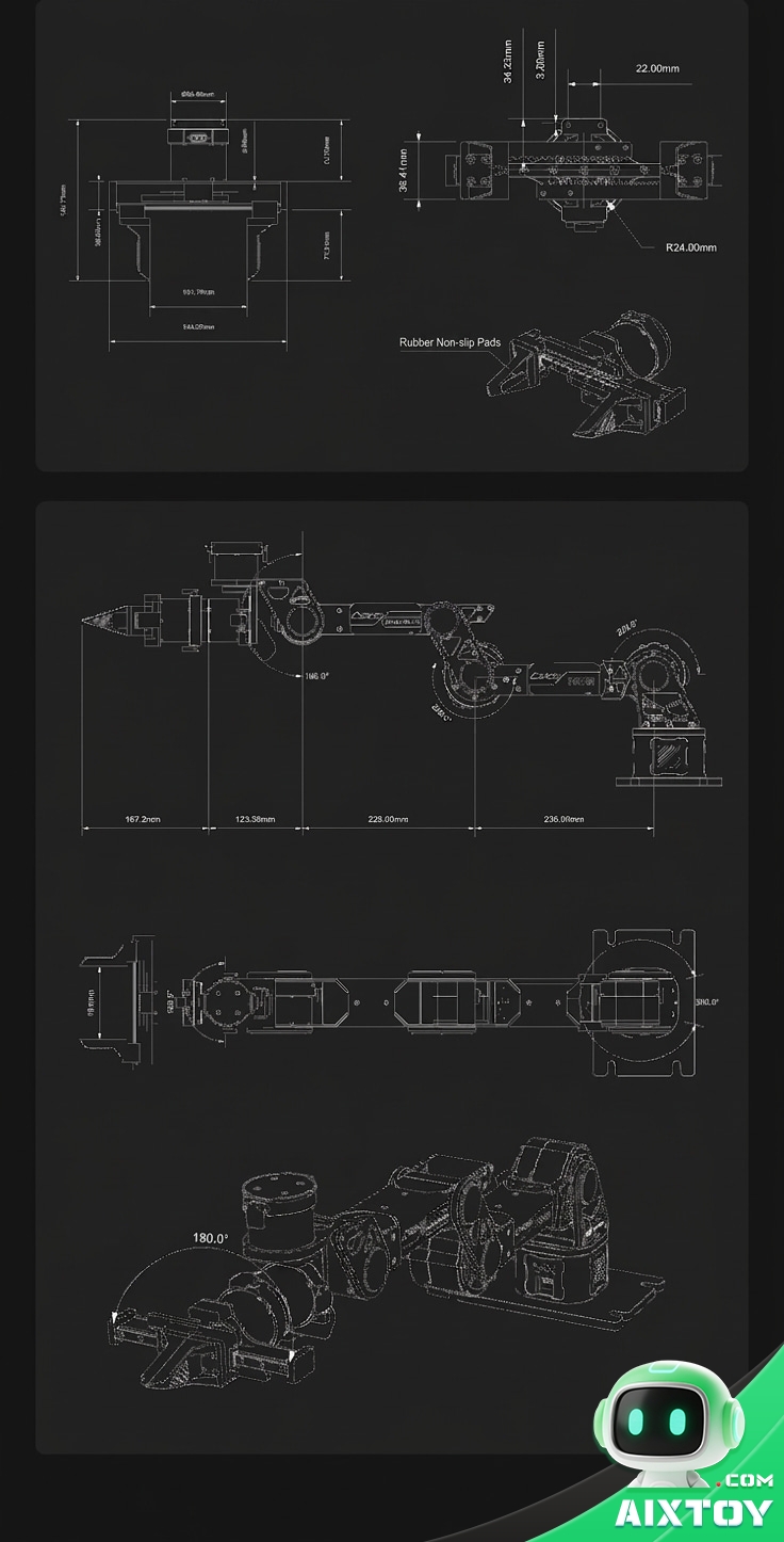 reBot Arm B601-RS Open-Source 6-Axis Robotic Arm - High-Precision Embodied AI Arm reBot Arm B601-RS Open-Source 6-Axis Robotic Arm - High-Precision Embodied AI Arm - feature detail