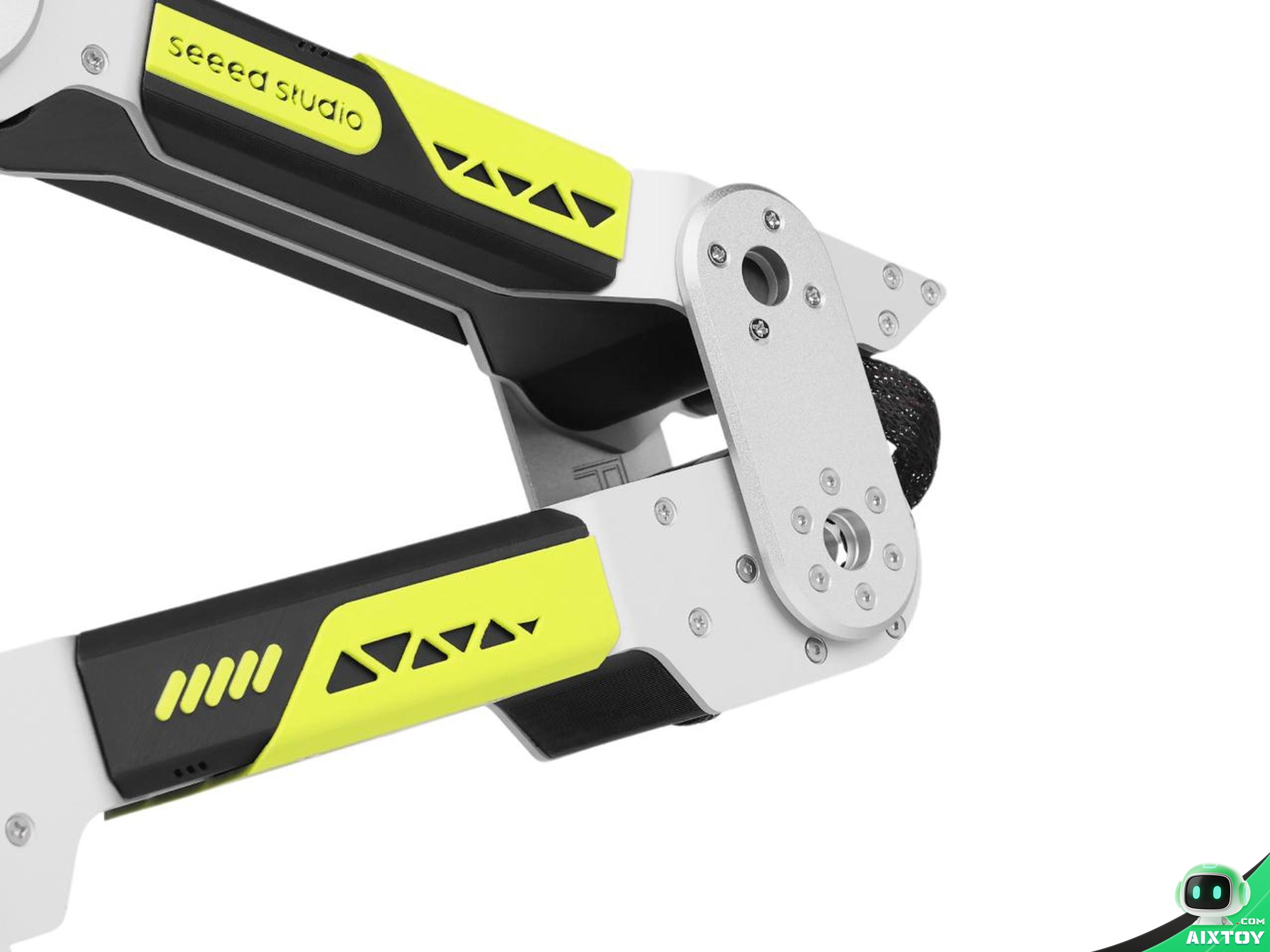 reBot DevArm arm body with Seeed Studio branding