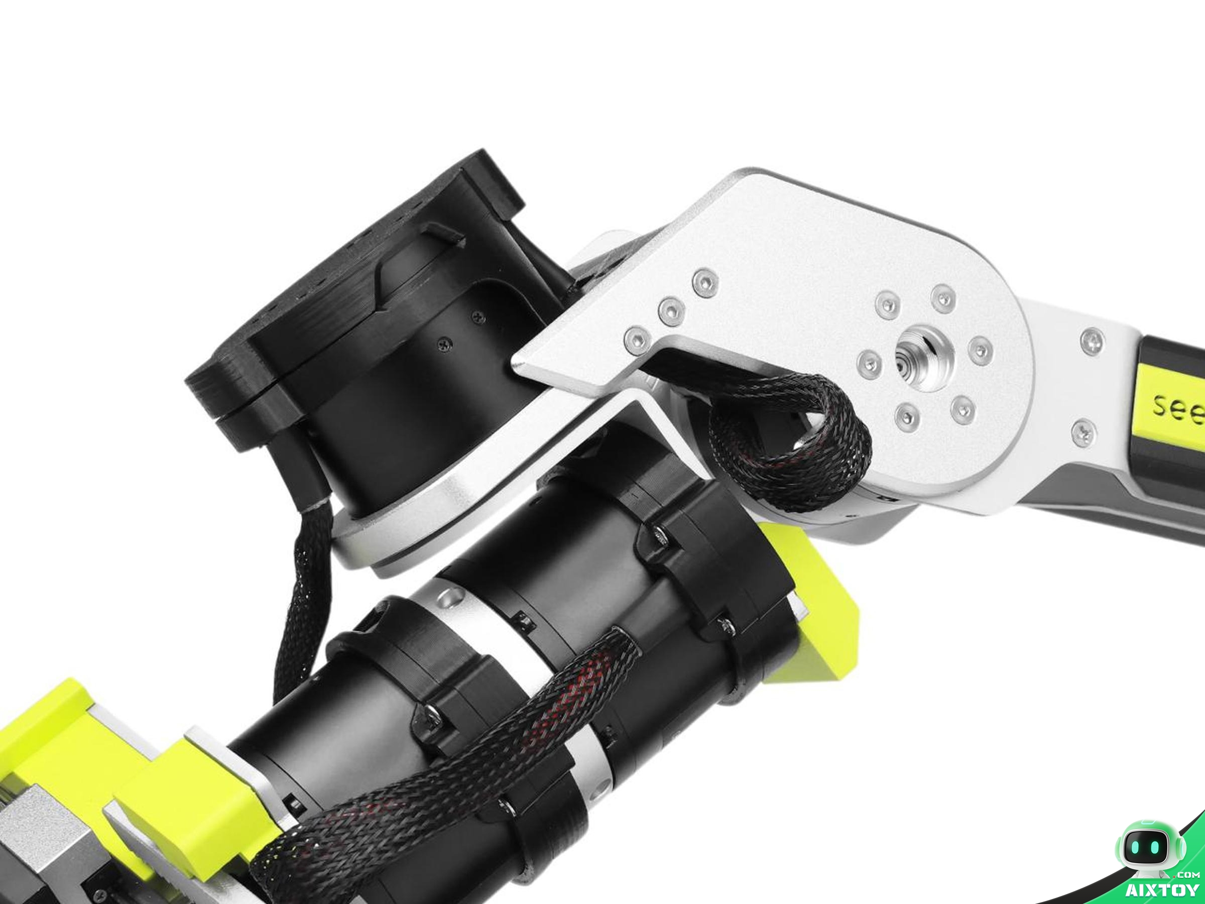reBot DevArm joint mechanism close-up