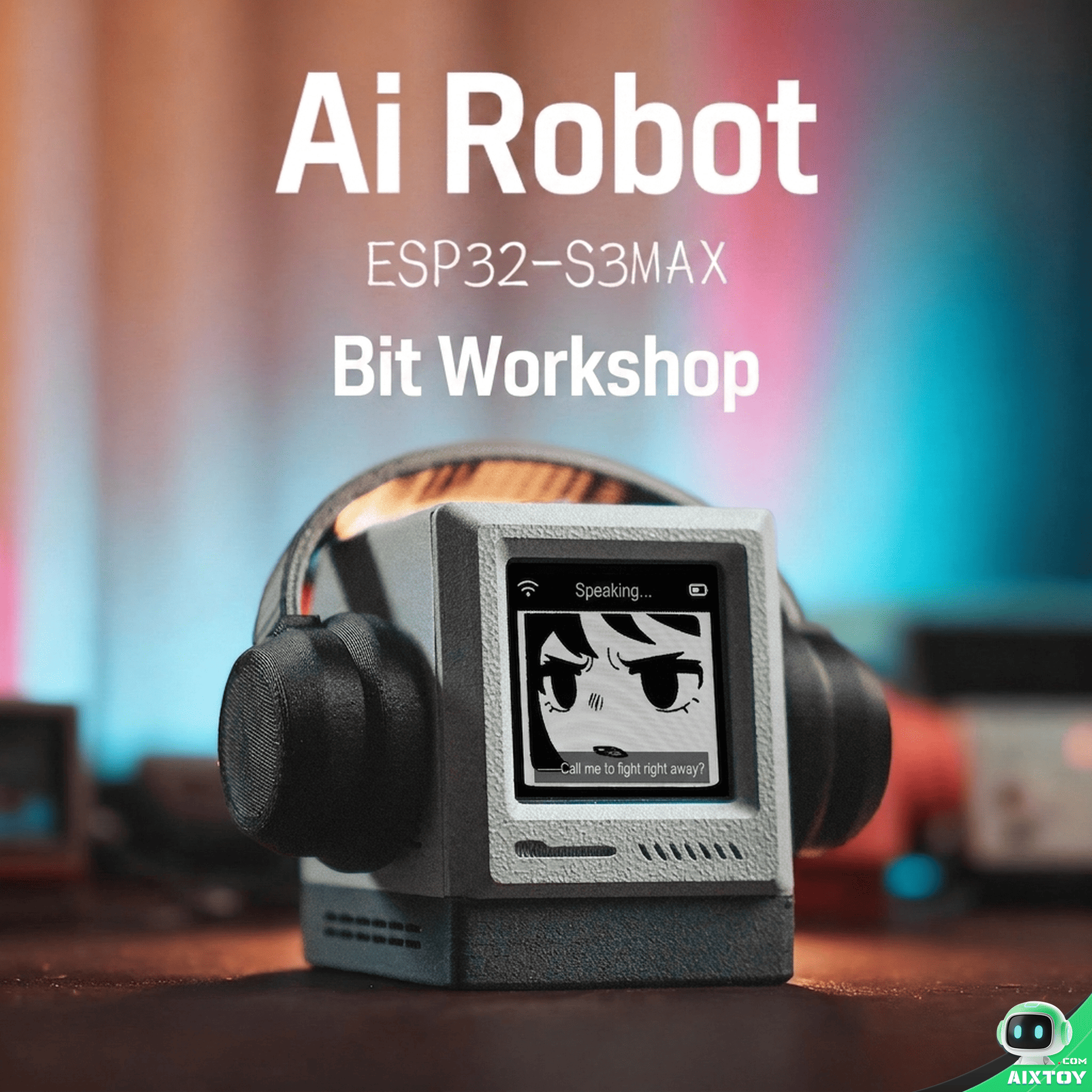 Retro Mac AI Desktop Speaker detail 1