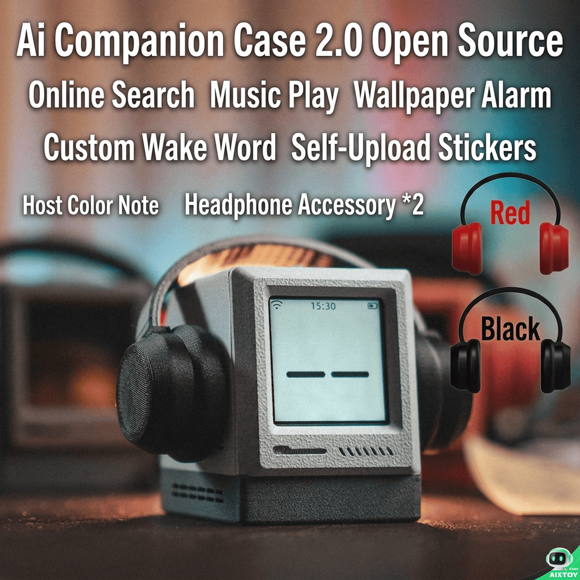 Retro Mac AI Desktop Speaker - Detail Image 08 | AIXTOY Retro Mac AI Desktop Speaker detail 8