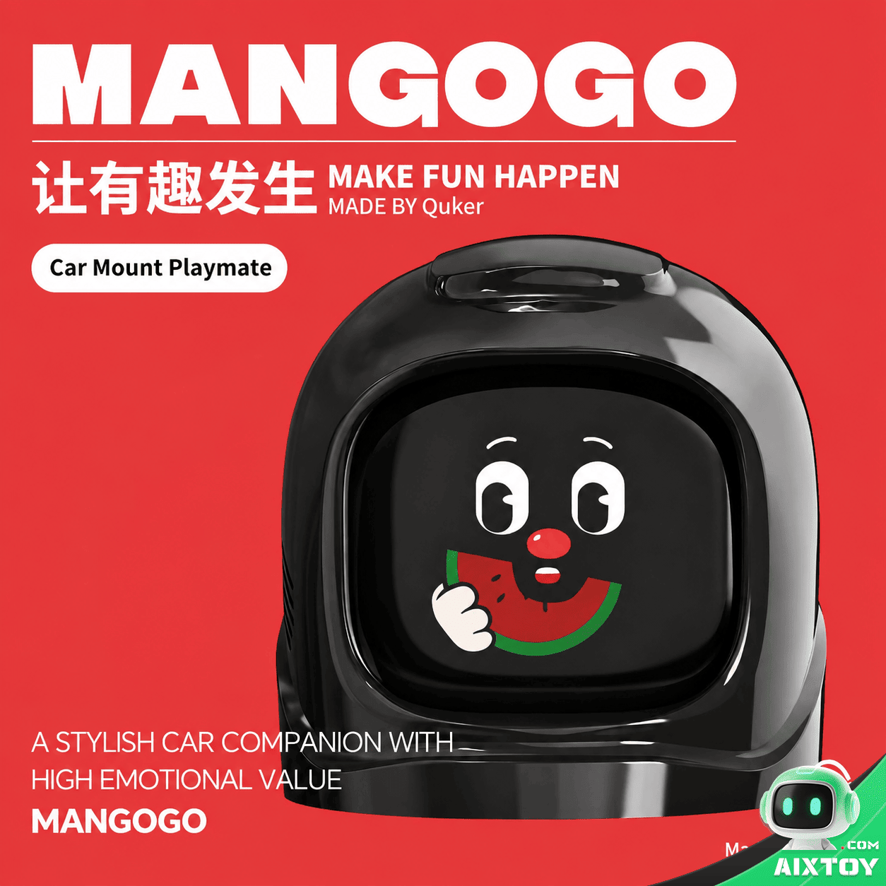 Rimibot AI Video Robot - Black Color Black Rimibot AI Video Robot