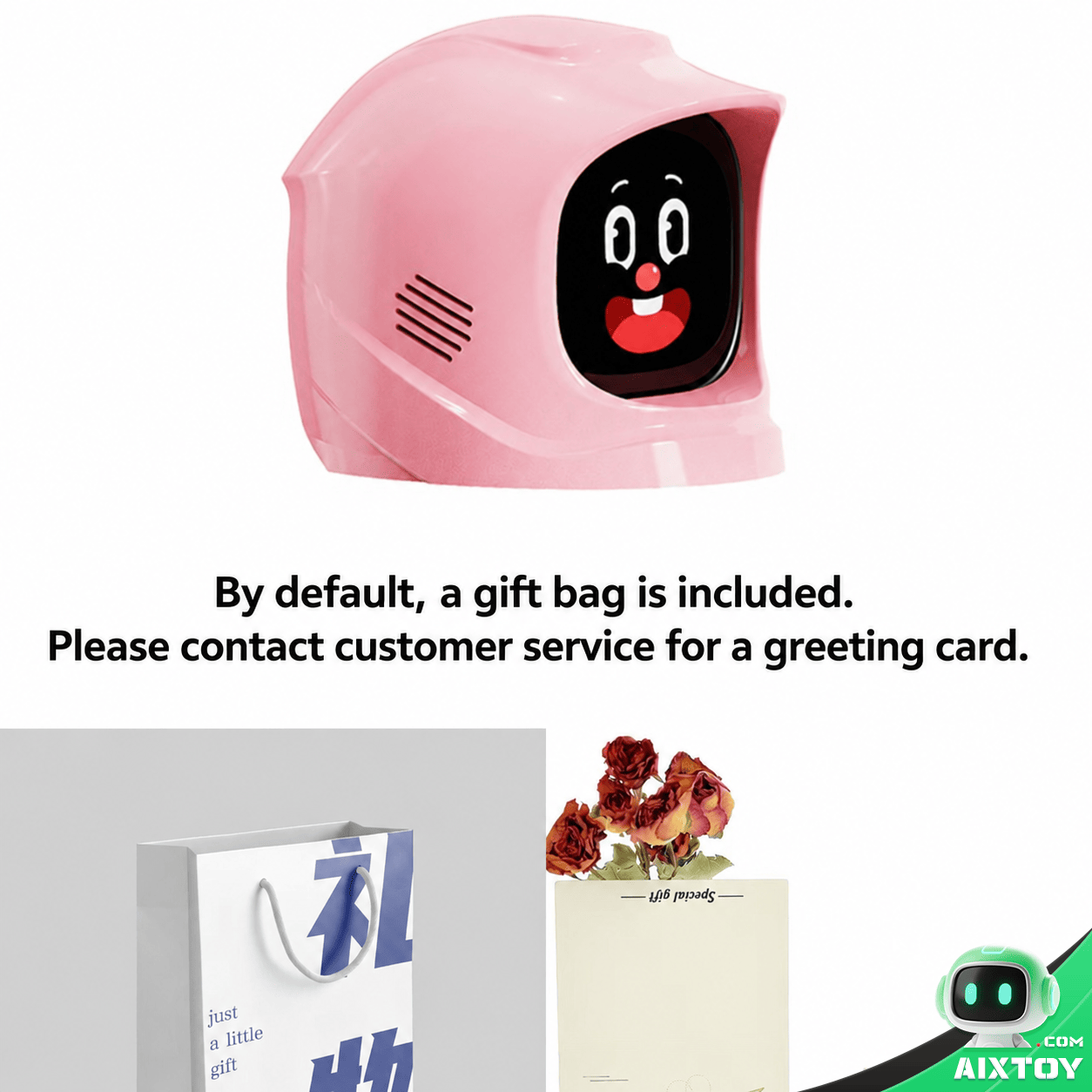 Pink Rimibot AI Video Robot