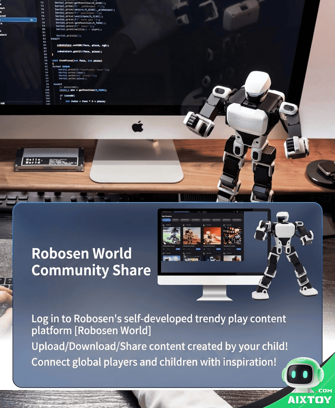 Robosen Interstellar Scout K1 - AI Qwen Powered Learning Robot detail