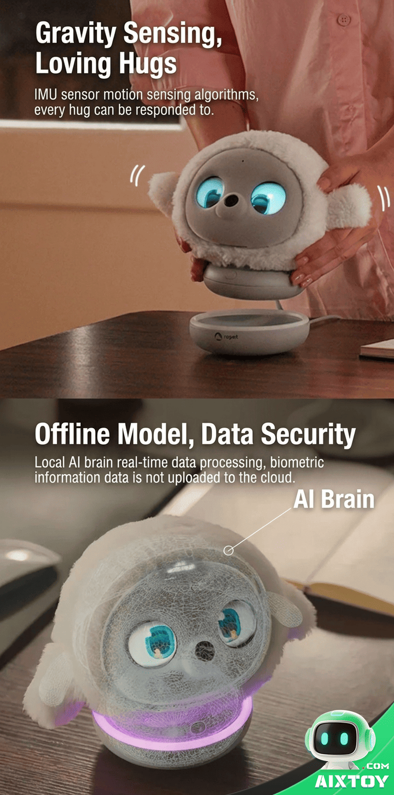 Ropet AI Pet Robot - Emotional Companion detail