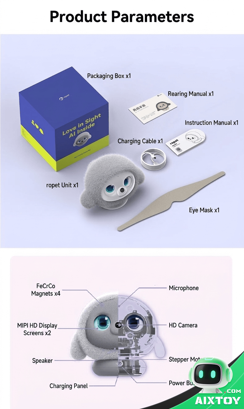 Ropet AI Pet Robot - Emotional Companion detail