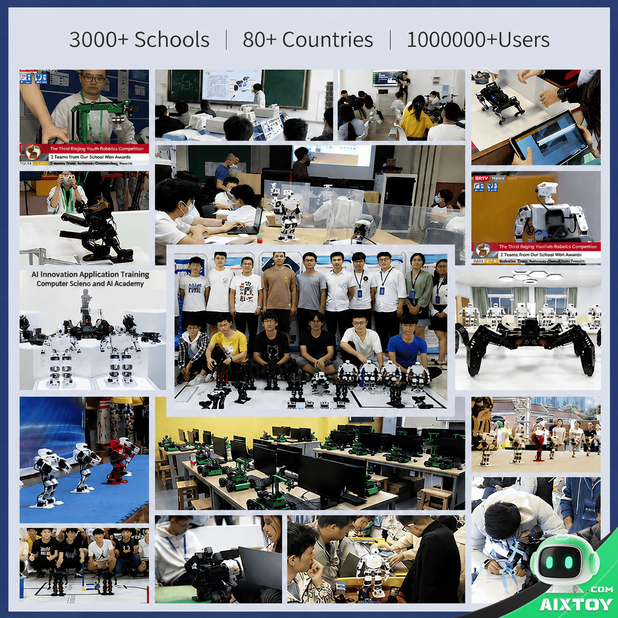 ROSMan Humanoid Vision Robot - AI Tracking & Soccer detail