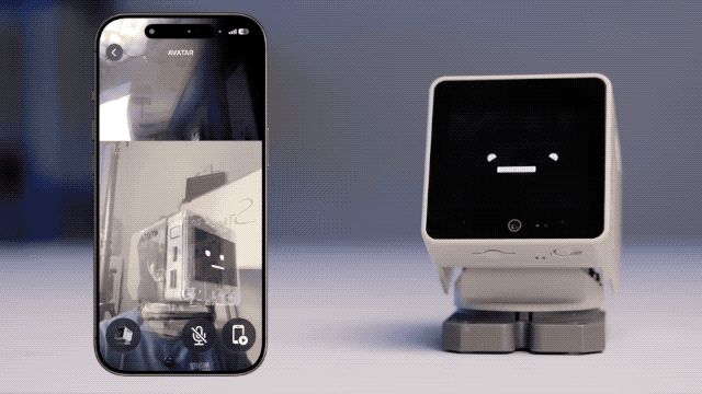 StackChan ESP32-S3 app live camera preview on the phone