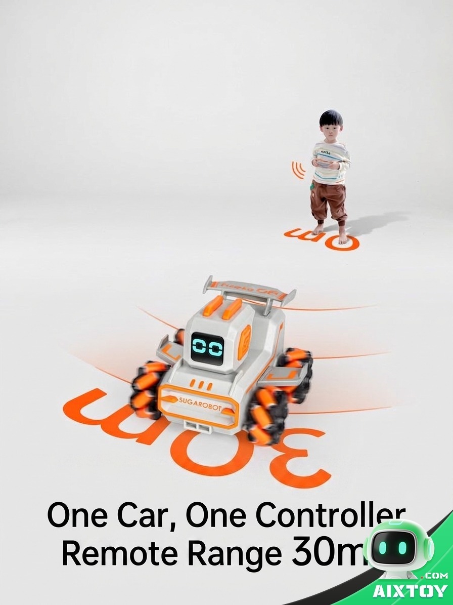 SUGAROBOT Eureka 06 RC Stunt Car Detail 04 | AIXTOY SUGAROBOT Eureka 06 RC Stunt Car detail 4