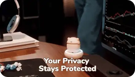 Sweekar privacy protection: no camera, local sensing only Sweekar privacy protection: no camera, local sensing only