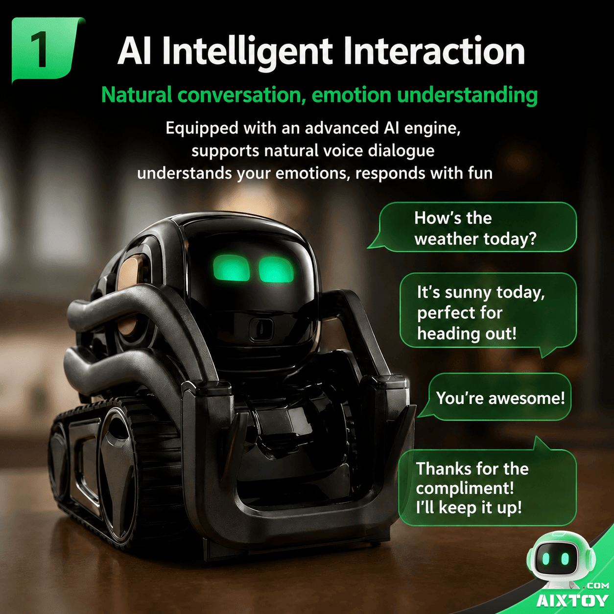 Vector 2.0 AI Robot - Programmable Interactive Smart Companion gallery photo 2