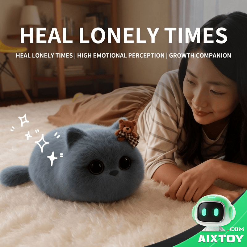Walulu Cat AI Pet Robot - Smart Plush Feline Companion Toy Gallery 2 Walulu Cat AI Pet Robot - Smart Plush Feline Companion Toy gallery photo 2