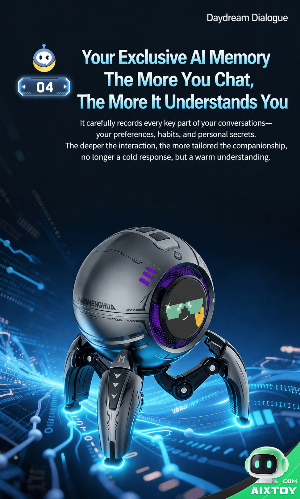 Xiaozhi AI Desktop Robot Educational Children Companion Xiaozhi AI Desktop Robot children companion educational toy AIXTOY