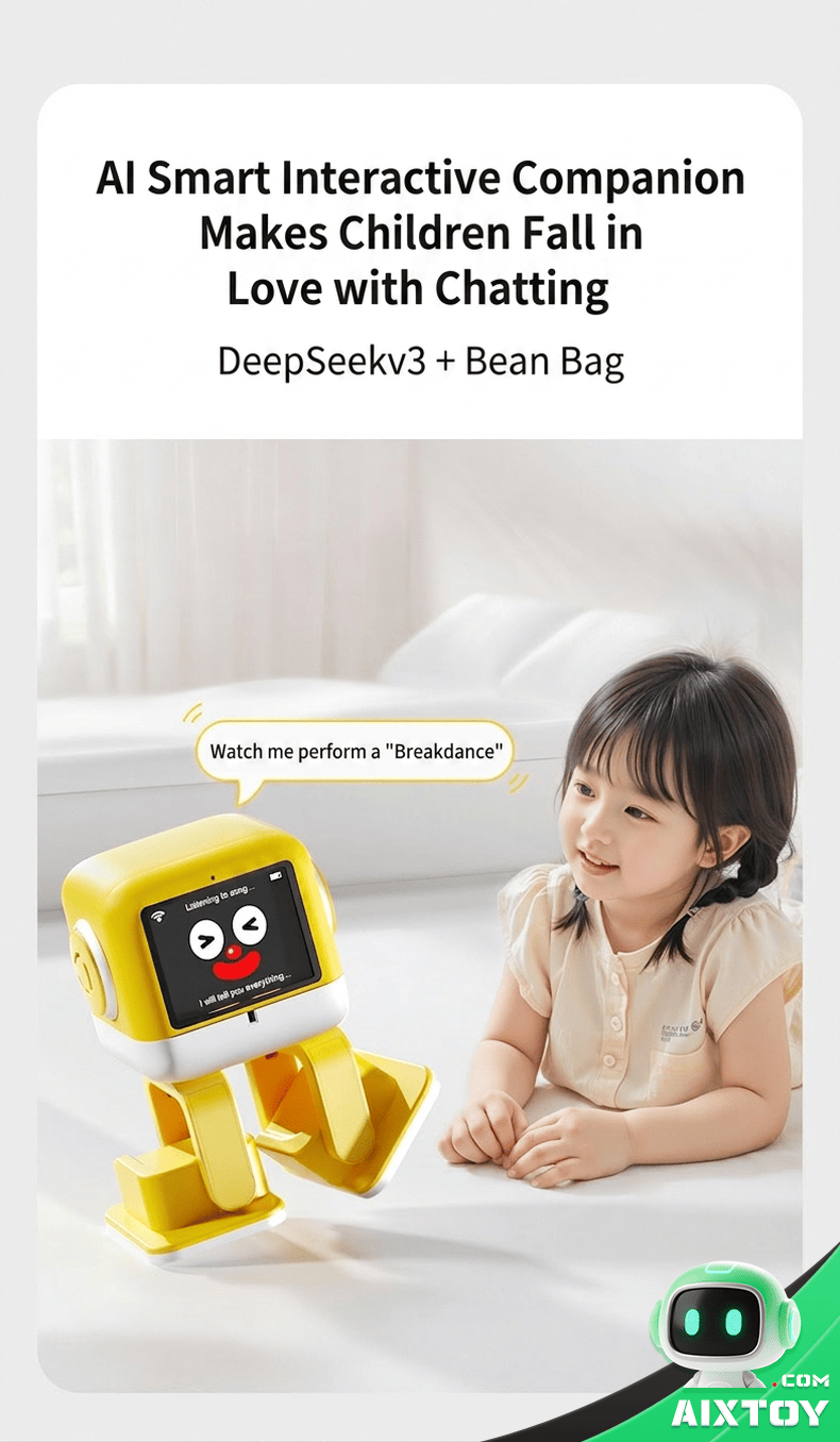 XiaoZhi AI Desktop Companion Robot Toy - DeepSeek Powered detail