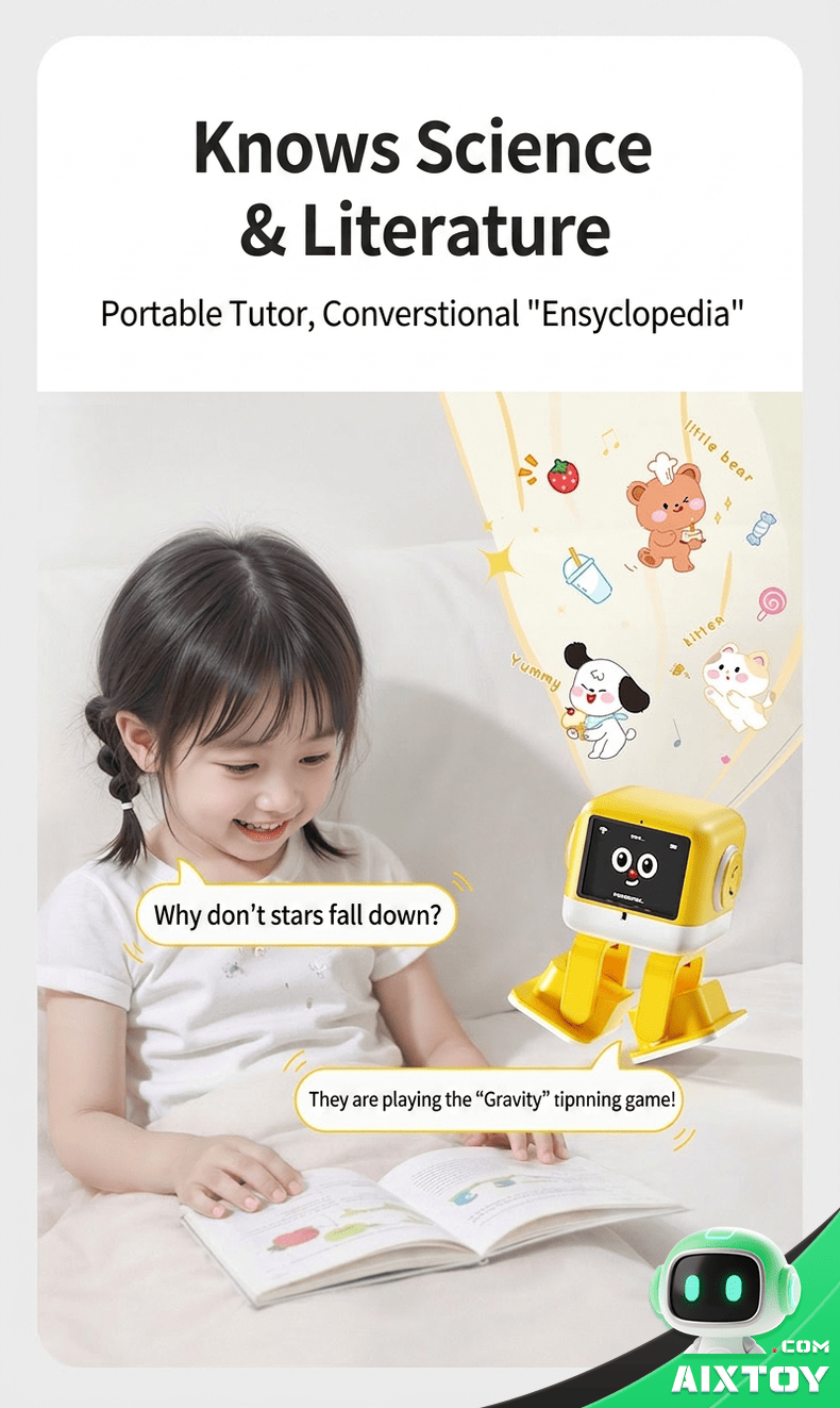 XiaoZhi AI Desktop Companion Robot Toy - DeepSeek Powered detail