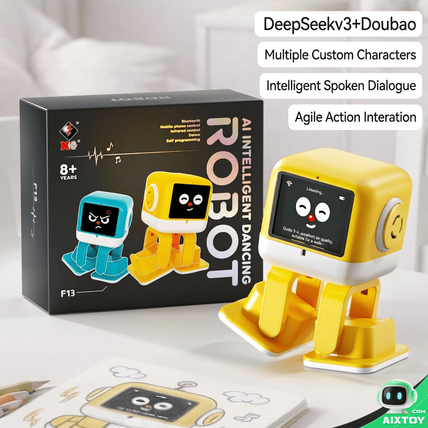 XiaoZhi AI Desktop Companion Robot Toy - DeepSeek Powered Gallery 6 XiaoZhi AI Desktop Companion Robot Toy - DeepSeek Powered gallery photo 6