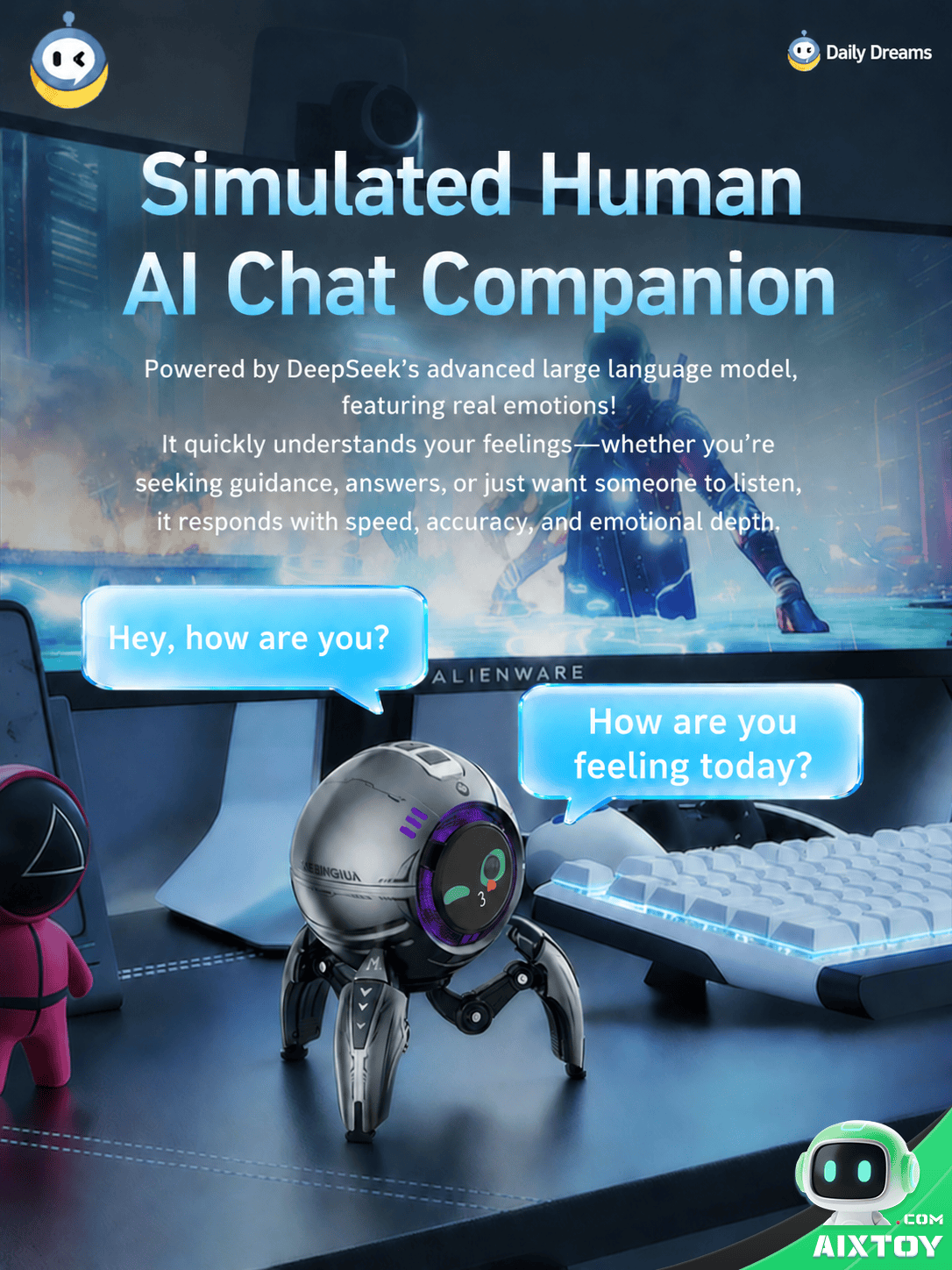 Xiaozhi AI Desktop Robot gallery 7 AIXTOY Xiaozhi AI Desktop Robot gallery 7 AIXTOY