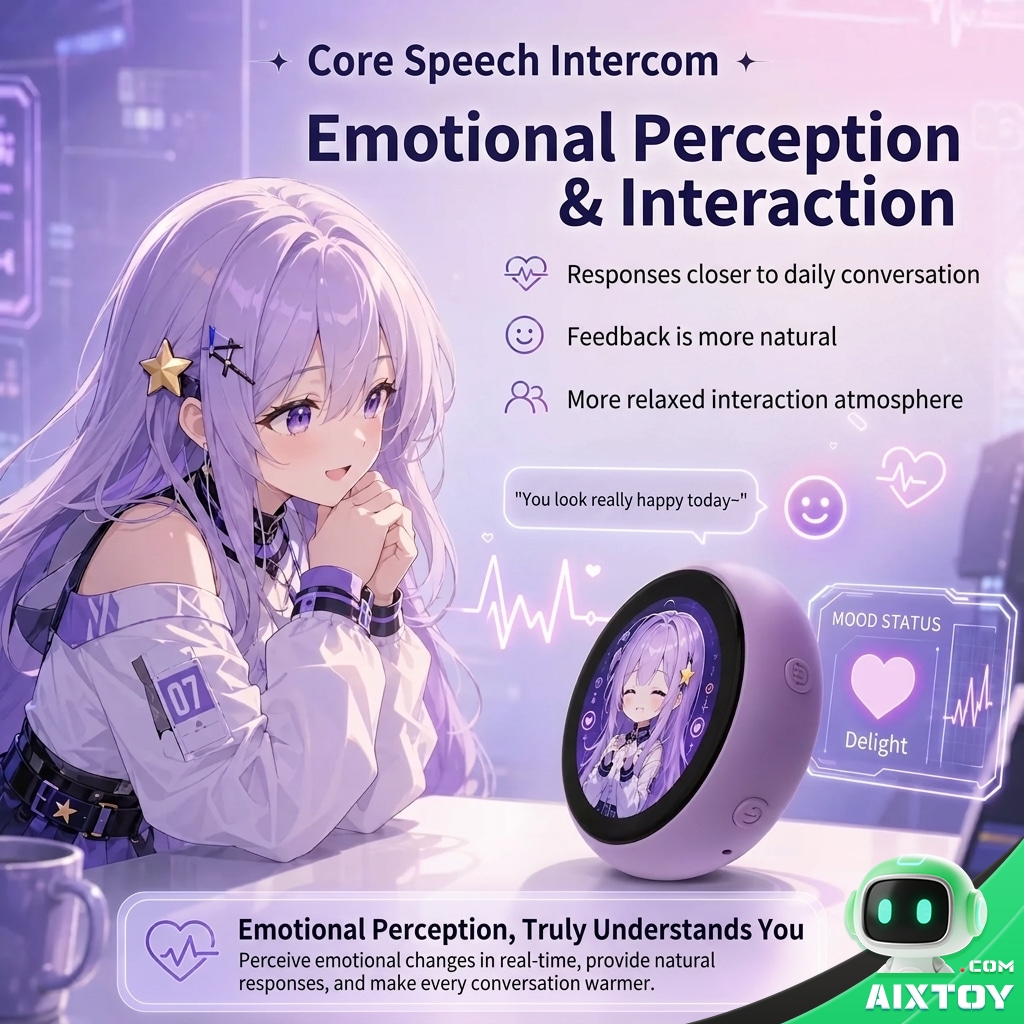 Xinyu Smart Interactive AI Pendant - Touchscreen Robot Pet with Custom Avatar Xinyu Smart Interactive AI Pendant - Touchscreen Robot Pet with Custom Avatar - feature detail