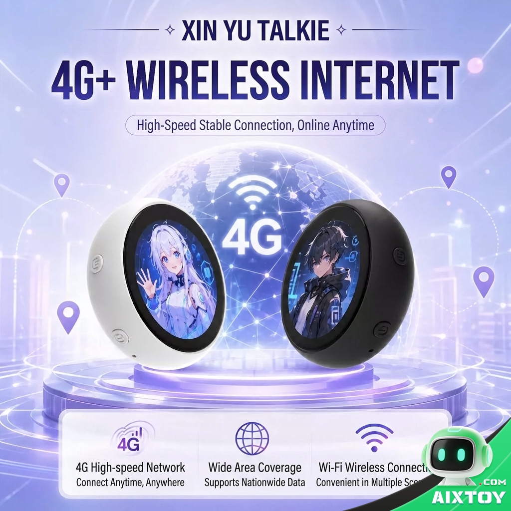 Xinyu Smart Interactive AI Pendant - Touchscreen Robot Pet with Custom Avatar Xinyu Smart Interactive AI Pendant - Touchscreen Robot Pet with Custom Avatar - feature detail