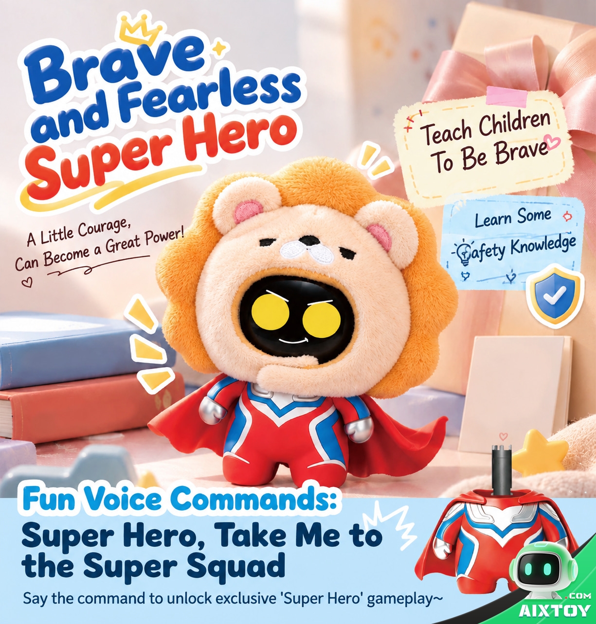 YOYO AI Companion Robot - 4G Portable Talking Robot with Plush Pals and Outfits YOYO AI Companion Robot - 4G Portable Talking Robot with Plush Pals and Outfits - feature detail
