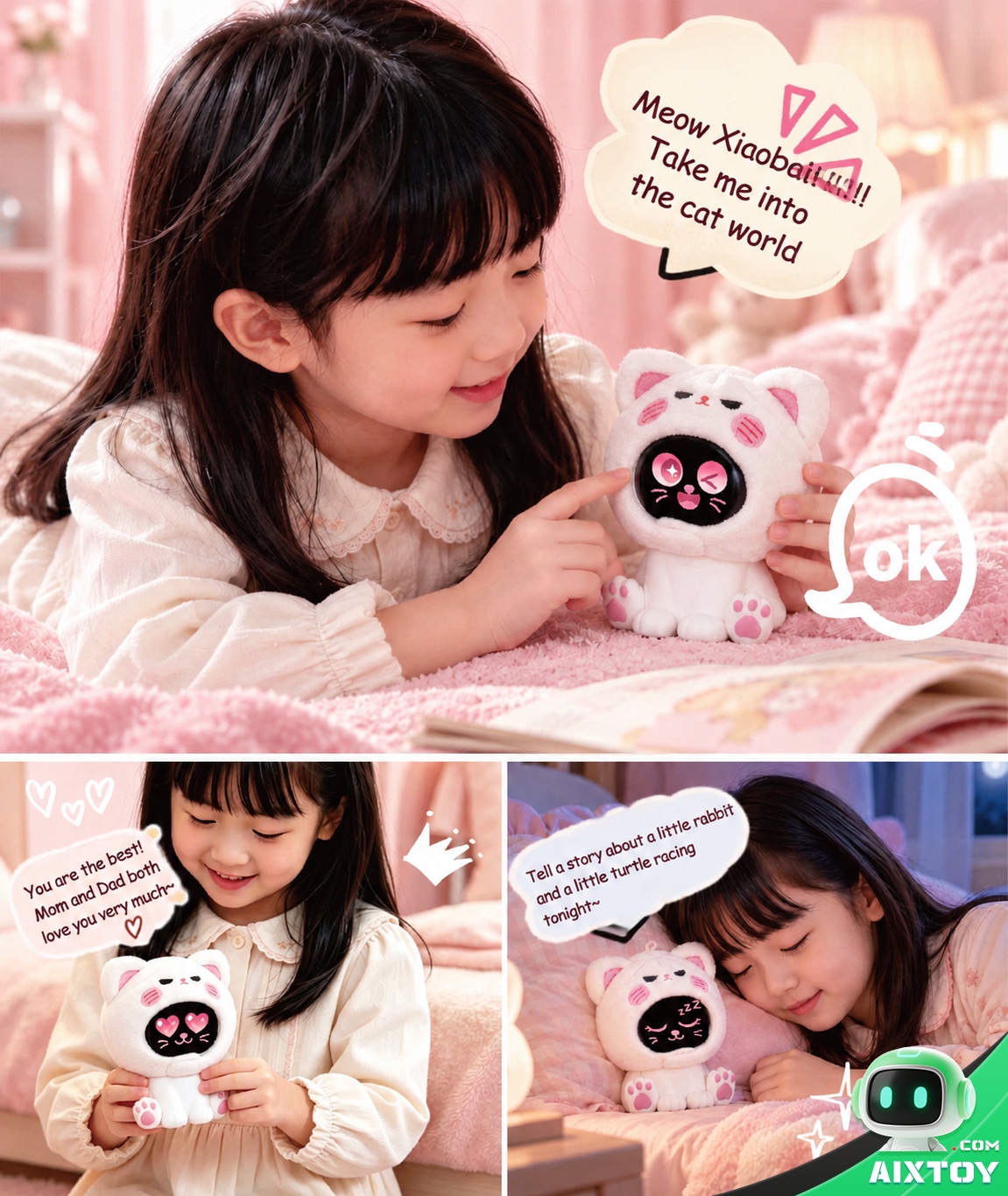 YOYO AI Companion Robot - 4G Portable Talking Robot with Plush Pals and Outfits YOYO AI Companion Robot - 4G Portable Talking Robot with Plush Pals and Outfits - feature detail