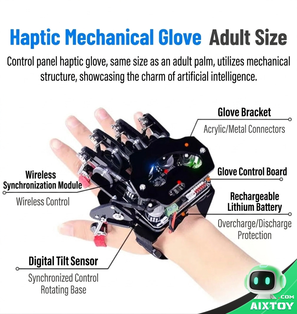 Zhongling G2 Open-Source Bionic Robot Hand - Programmable Arduino / STM32 Robotic Palm Zhongling G2 Open-Source Bionic Robot Hand - Programmable Arduino / STM32 Robotic Palm - feature detail